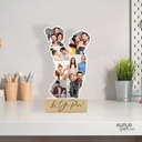 Father and Son/Daughter Photo Collage Stand by Nupur Gifts