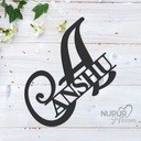 Personalized Monogram Name Sign Wall Art