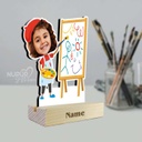 Painter | Artist Personalized Caricature Photo Stand for Creative Kids