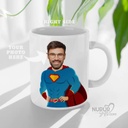 Who Needs Superheros When You Have A Brother Personalized Photo Mug for Brother