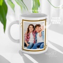 I Wish My Brother Live 1000 Years Personalized Photo Mug for Brother Sister by Nupur Gifts