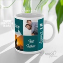 Best Father | Superhero Personalized Photo Mug
