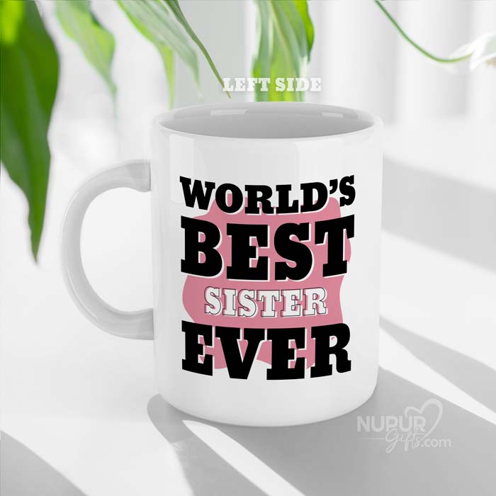 World's Best Sister Ever Personalized Photo Mug