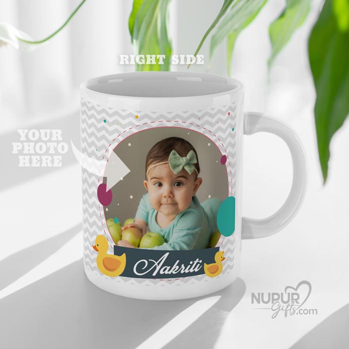 Personalized Name &amp; Photo Mug for Babies | Kids