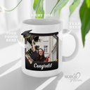 Graduation Gift Mug with Personalized Name, Year &amp; Photo