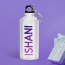 Personalized Name Water Bottle - Metal by Nupur Gifts