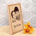 Customized Engraved Wooden Photo Frame by Nupur Gifts by Nupur Gifts