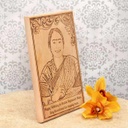 Engraved Wooden Customized Photo Frame for Teacher by Nupur Gifts