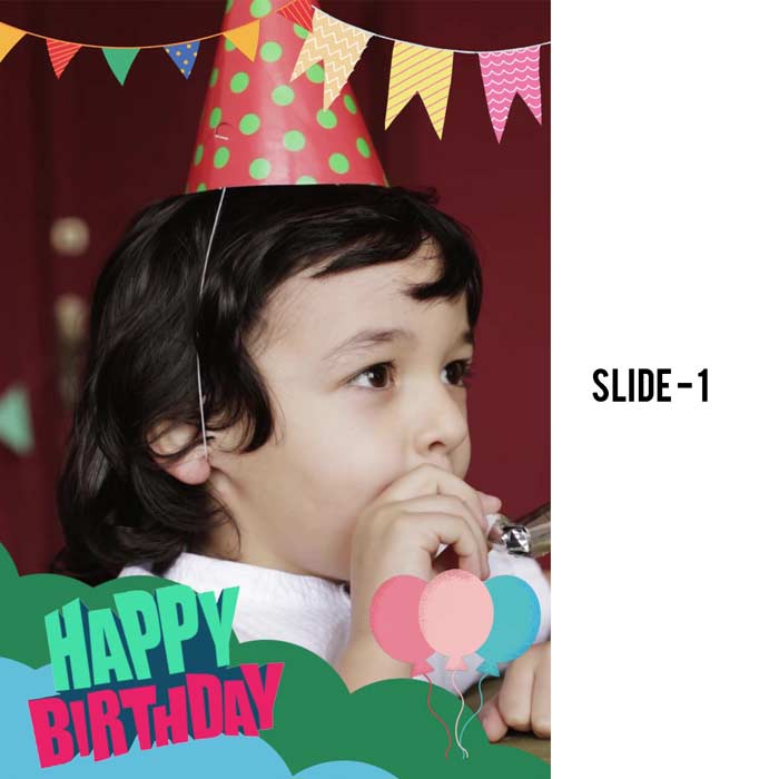 Birthday Customized E-Card for Kid's by Nupur Gifts
