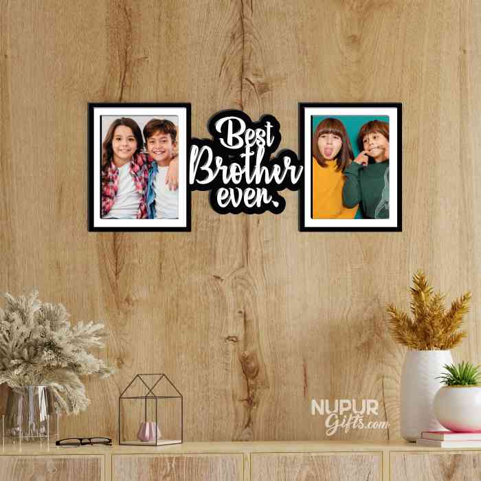 Best Brother Ever Personalized Photo Frame Gift for Brother by Nupur Gifts