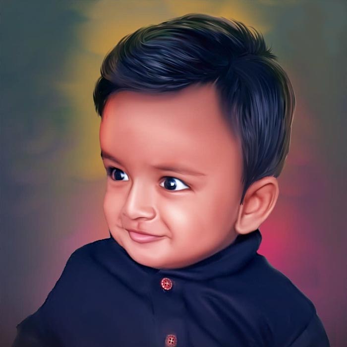 Digital Oil Painting by Nupur Gifts