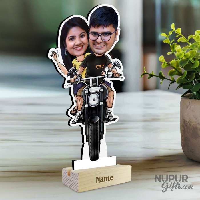 Couple Personalized Caricature Photo Stand by Nupur Gifts