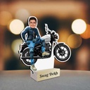 Swagger / Swag Dekh / Swag Biker Personalized Caricature Photo Stand
