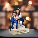 Lovely Family Personalized Caricature Photo Stand