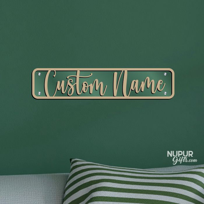Custom Name/Text Sign for Couple | Party Decor | Home Decor by Nupur Gifts
