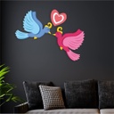“Cute Love Birds” Wall Decoration/Wall Hanging/Decoration/Bedroom/Study Room/Home Decor