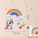 Playful Unicorn with Cloud” Wooden Wall Hanging/Decorative Item/Kids Room/Gifts/Living Room/Modern Decor Items/Home decor/Living Room/Wall Hanging/Decor/Offices/Decoration