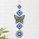 “New Butterfly Evil Eye” Hanging for Home decor/positive energy/Hamsa Hand/Evil eye/Handcrafted item/Wall Art/Decor/House Decor/Offices/Decoration/Good Luck Charm/Prosperity