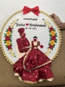 Couple Wedding Customized Handmade Embroidery Hoop with Save The Date