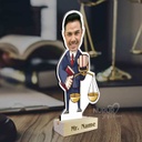 Lawyer | Advocate Personalized Caricature Photo Stand