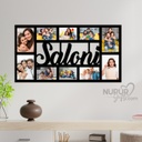 Personalized Picture Collage with Name / Text Frame