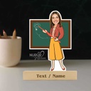 Teacher Personalized Caricature Photo Stand