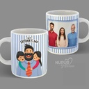 Father's Day Personalized Photo Mug