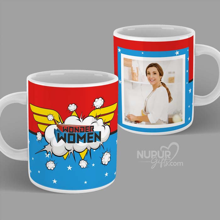 Wonder Woman Personalized Photo Mug