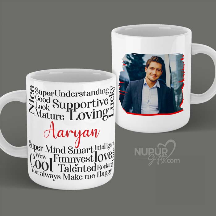 Personality Mug with  Personalized Name &amp; Photo