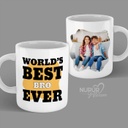 World's Best Brother Ever Personalized Photo Mug