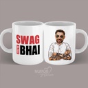 Swag Vala Bhai Personalized Caricature Photo Mug