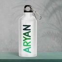 Personalized Name Water Bottle - Metal