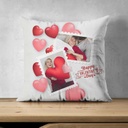 Valentine Customized Couple Photo Cushion