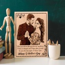 Valentine Day Engraved Wooden Customized Photo Frame