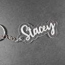 Personalize Your Keys with Acrylic Name Key Chain