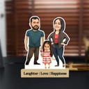 My Cute Family Personalized Caricature Photo Stand
