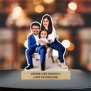 My Lovely Family Personalized Caricature Photo Stand