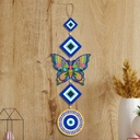 “New Butterfly Evil Eye” Hanging for Home decor/positive energy/Hamsa Hand/Evil eye/Handcrafted item/Wall Art/Decor/House Decor/Offices/Decoration/Good Luck Charm/Prosperity