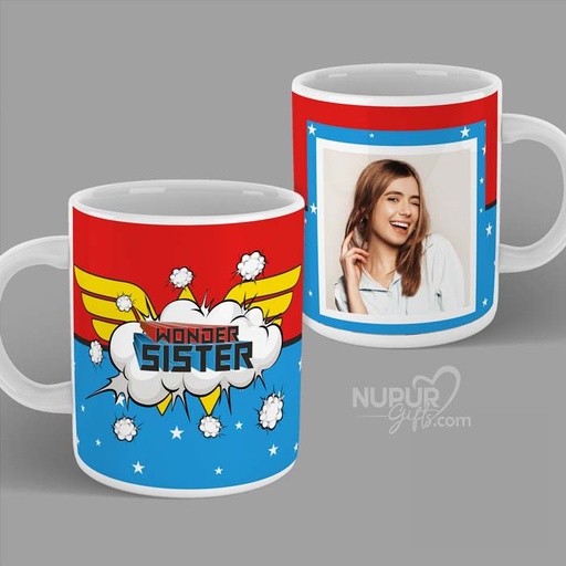 [mug23] Wonder Sister Personalized Photo Mug