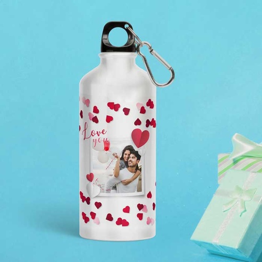 [wb4] Valentine Day Personalized Water Bottle - Metal