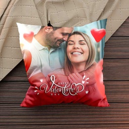 [c2] Couple Valentines Day Customised Photo Cushion