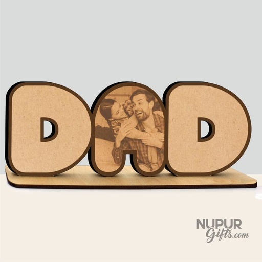 Father | DAD Personalized Engraved Photo Stand
