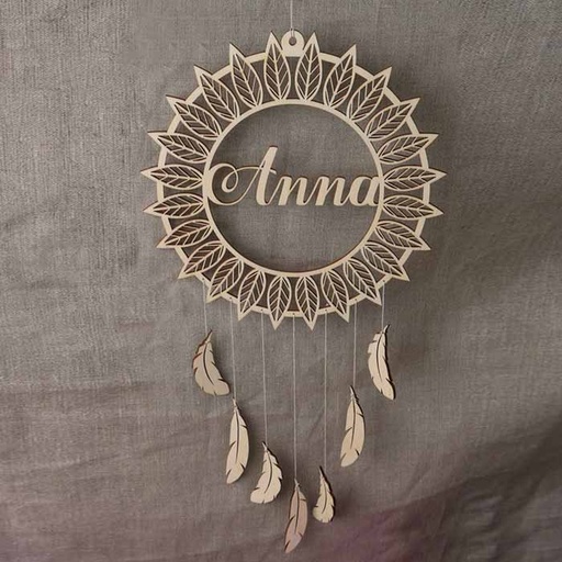 [dc3] Personalized Name Dream Catcher