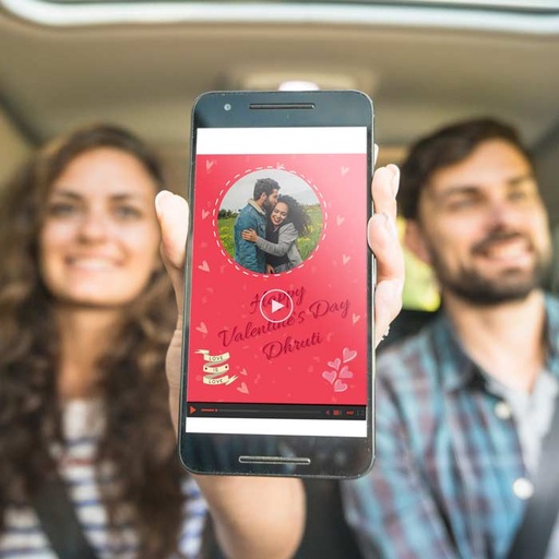 Valentine Surprise Customized  E - Card Video