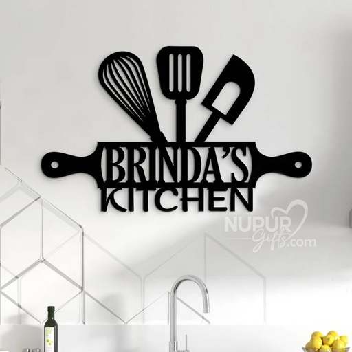 Kitchen Personalized Name Sign | Kitchen Wall Decor