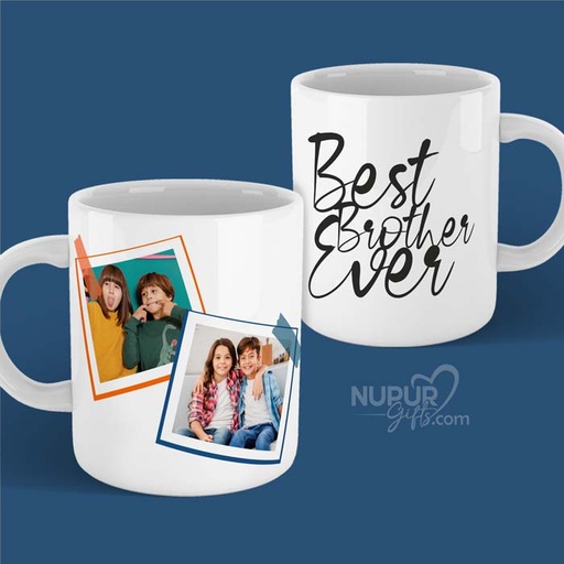 [mug20] Best Brother Ever Personalized Photo Mug